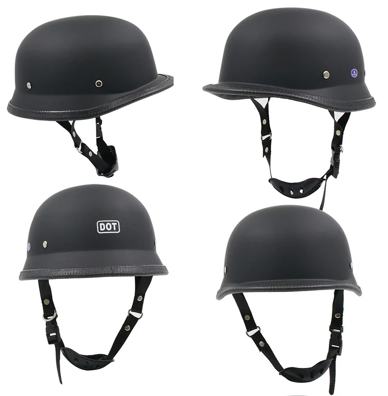 Motorcycle Helmet S-M-XL-XXL Riding Vintage Cruiser Touring Half Helmets Moto Bicycle Scooter Skating Baseball Cap with Goggles