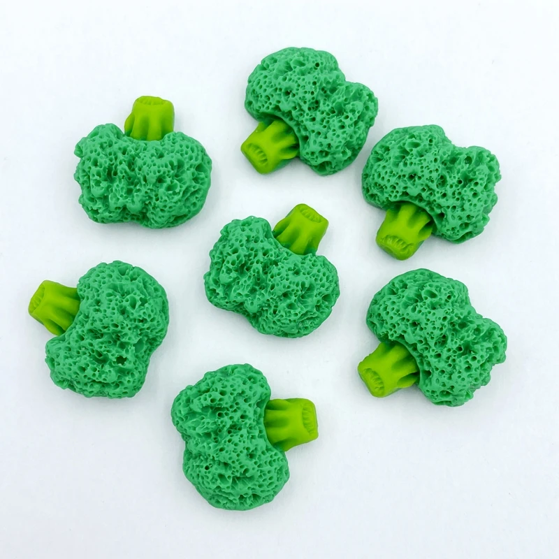 10pcs new resin Mixed fruits and vegetables flat back Cabochon Charm DIY Phone/Craft Decoration Accessories D15