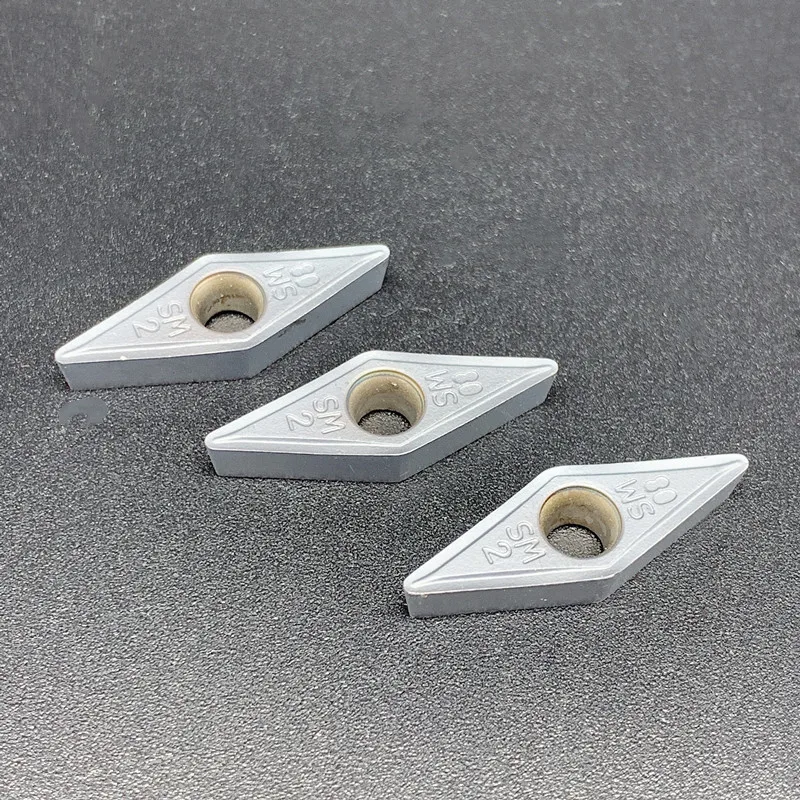 VCMT160404 VCMT160408คาร์ไบด์ VCMT 160404 160408 SM IC907 IC908เครื่องกลึงโลหะเครื่อง CNC ตัดเครื่องมือทังสเตน Carb