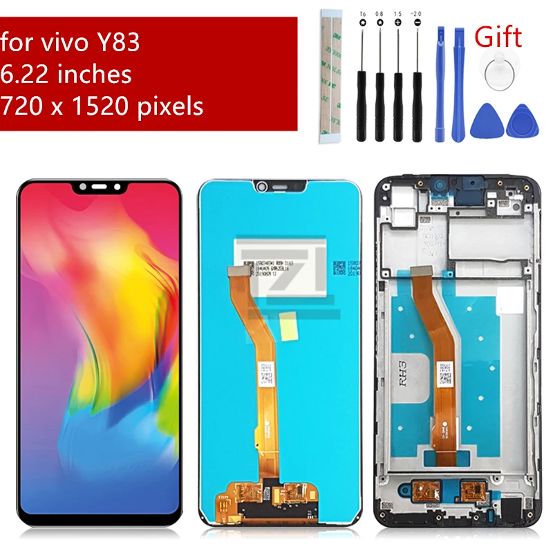 

For vivo Y83 Lcd Display Touch Screen Digitizer Assembly With Frame Lcd Digitizer y83 Screen Replacement Repair Parts 6.22"