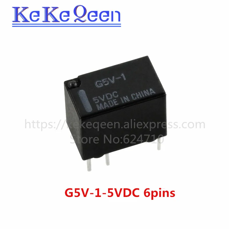 G5V-1-5VDC G5V-1-12VDC G5V-1-24VDC Signal Relay Module DC 5V Ultra-miniature Highly Sensitive SPDT PowerRelay for Signal Circuit