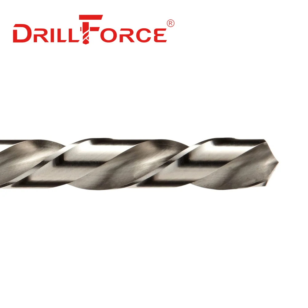 Drillforce-brocas de mano izquierda, 0,5mm-12mm, HSS M2, broca de giro inverso (0,5/1,5/2/2), 10 unidades 5/3/4/4.5/5/5.5/6/7/8/9/10/11/12mm)