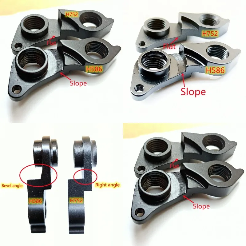 1Pc Cnc Fiets Derailleur Hanger Voor Tideace Vitus ZX1 Vanaf Omlijst Marquette Mmr Rakish Kenta Mech Dropout Carbon Frame fiets