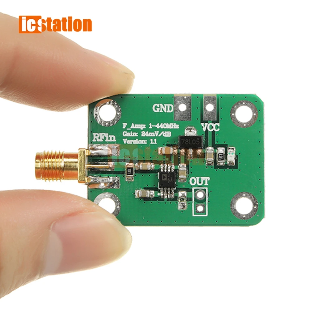 AD8310 0.1 -- 440MHz Cao Cấp H-RF Tần Số Lôgarit Dò Điện Module Khuếch Đại