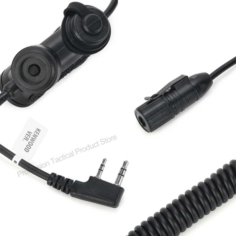 Z-TAC Tactical Dual PTT Softai accessori cuffie cuffie softair militari per la caccia tiro Walkie-talkie Baofeng UV82