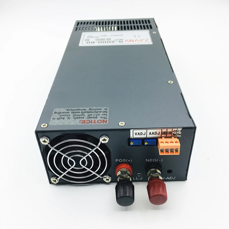 2000w Switching Power Supply voltage and current adjustable Ac Dc Power Supply Transformer DC12V 13.8V 24V 27V 36V 48V 60V 72V