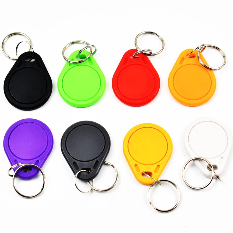 10pcs/Lot 125Khz Proximity RFID EM4305 T5577 Smart Card Rewritable Token Tag Keyfobs Keychains Access Control