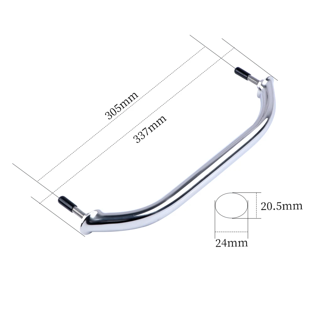 316 Stainless Steel Boat Polished Boat Marine Grab Handle Handrail 12