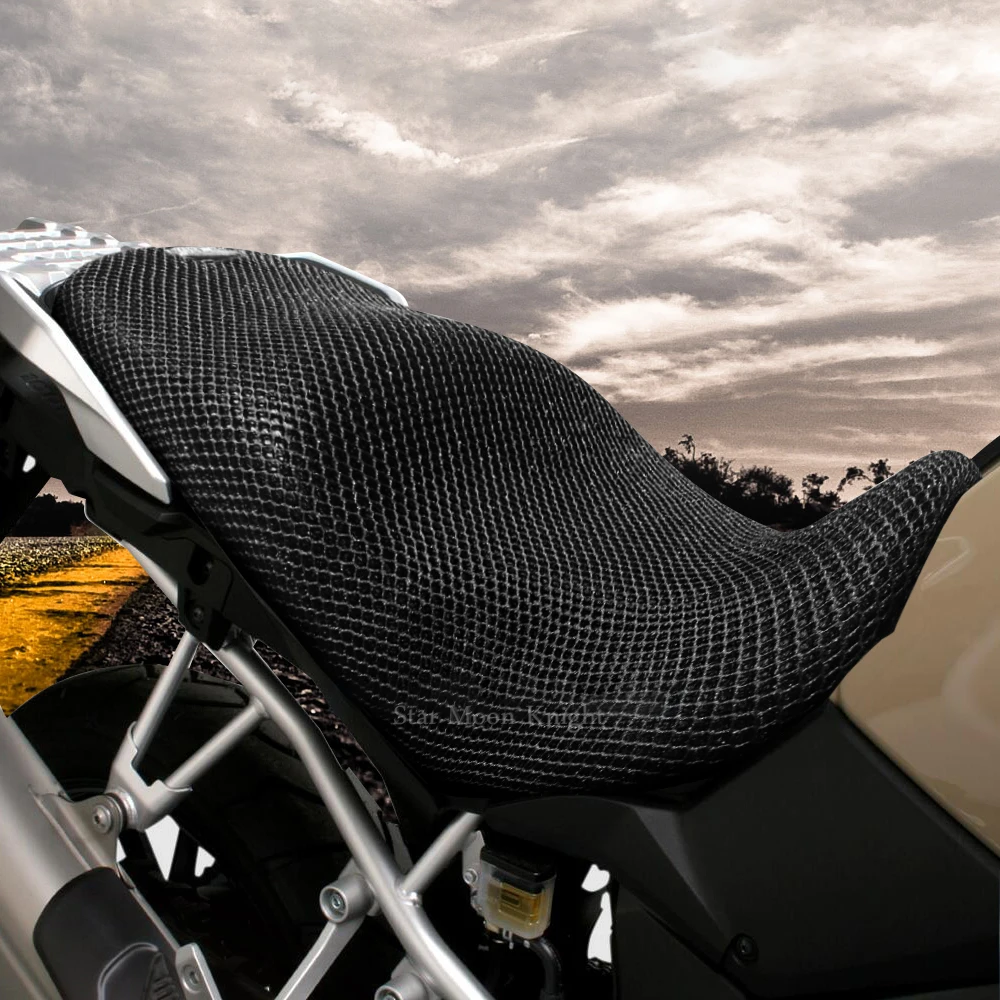 Motocykl antikluzké 3D pletivo textilie Seat obal prodyšné vodotěsný polštářek pro suzuki lt v-strom vstrom DL1000 DL650 DL250 DL 650