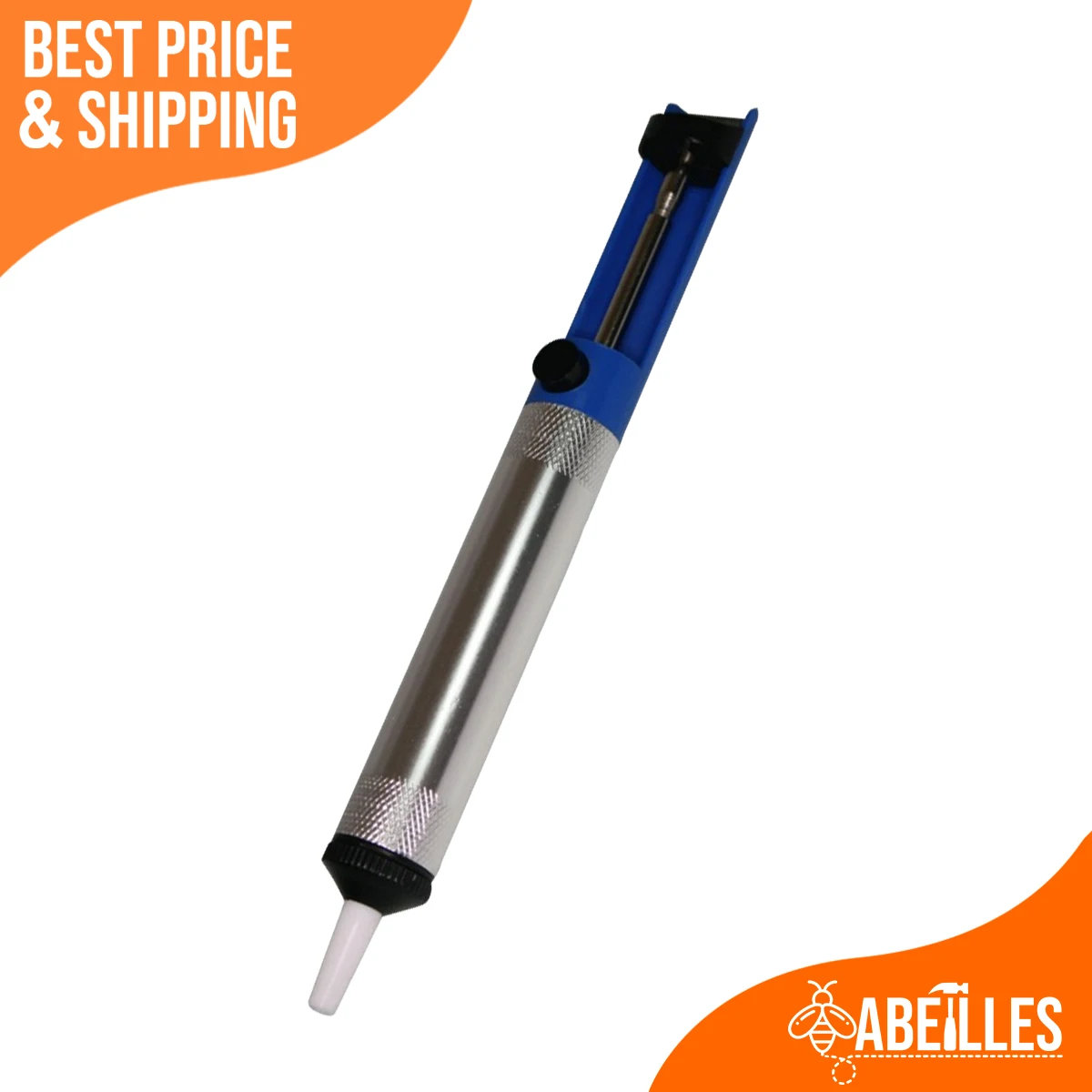 Semi-aluminum Desoldering Suction Pump Blue