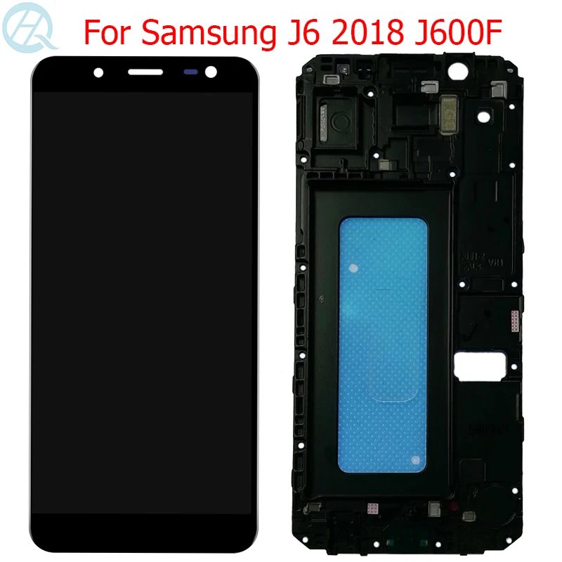 Orignal AMOLED For Samsung  J6 2018 LCD With Frame Display 5.6