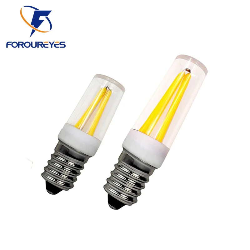 

E12 LED Lamp 220V 110V E14 Fridge Light Bulb Filament COB lamparas For Chandelier replace 30W 40W Halogen Light