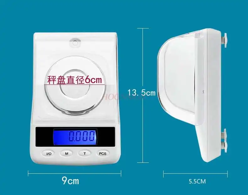 High-precision electronic scale 0.001g jewelry scale laboratory precision medicine powder called gold milligram scale