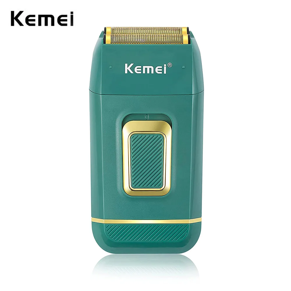 

Kemei Shaving Machine Males Electric Peeling Razor Bald Head Foil Shave Cordless Electronic Shavers Kernei Face 0mm Bart Trimmer