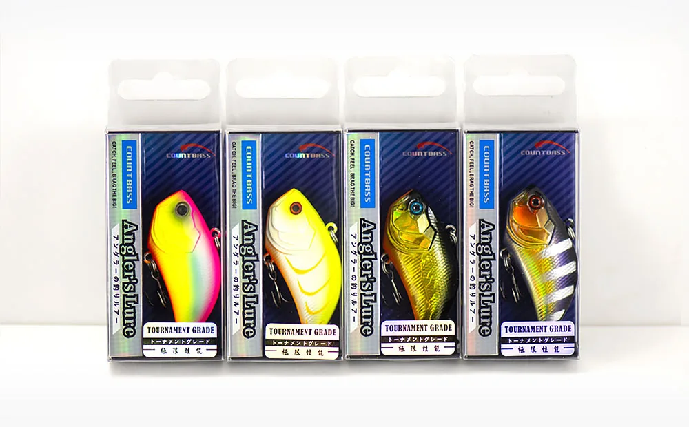 COUNTBASS Lipless Kurbelköder 55 mm 2-3/16 Zoll 13,5 g 1/2 oz. Köder Rasseln Hartkörper Angelköder Vibrationsköder Angelköder Stecker – Detail 21