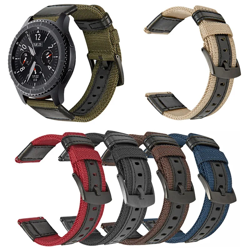 

Ремешок нейлоновый для Xiaomi Huami Amazfit GTR 47 мм/Gtr2, сменный Браслет для часов Amazfit Pace/Stratos 3 2