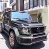 W464 g クラス G500 G63 ドライカーボンファイバーエンジンフードベント車体キットメルセデスベンツ W464 G350 G63 車体キット 2019 6