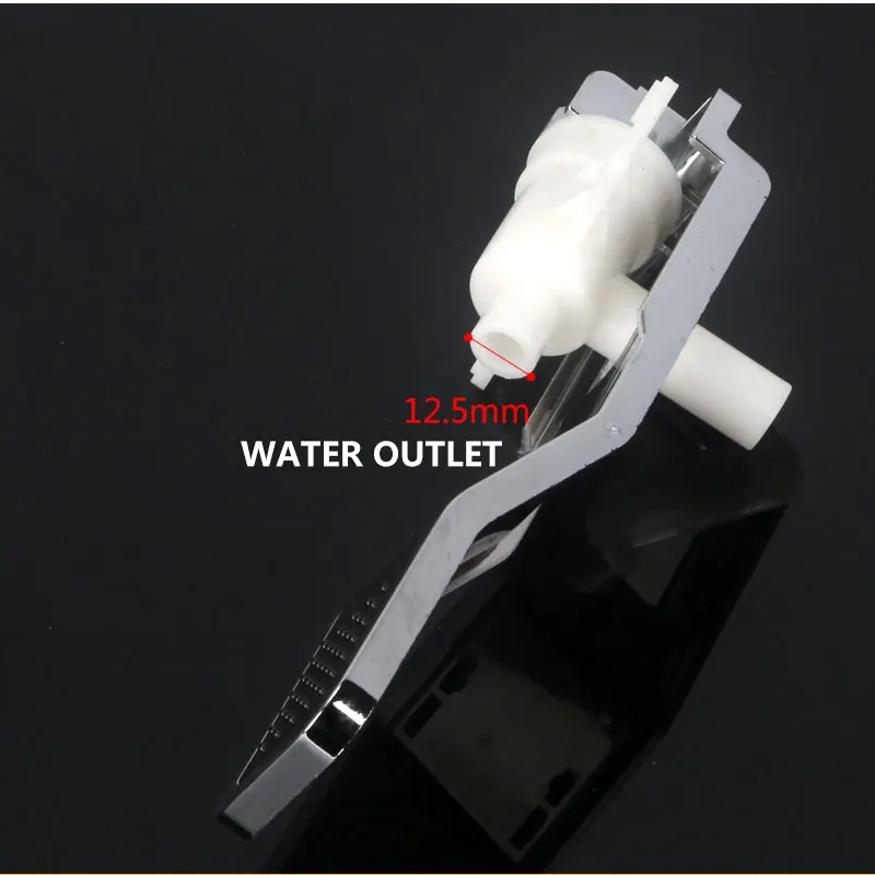 Water Dispenser Accessories Faucet Switch Hot And Cold Water Mouth Black Piano Key Press Type Horizontal Plate Fixed Long Strip