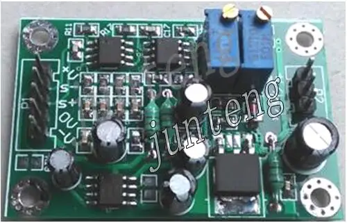 Módulo amplificador de voltaje de microvoltios/AD620 milivoltios, diferencial de señal pequeño, de un solo extremo, transmisor de conversión de instrumentos