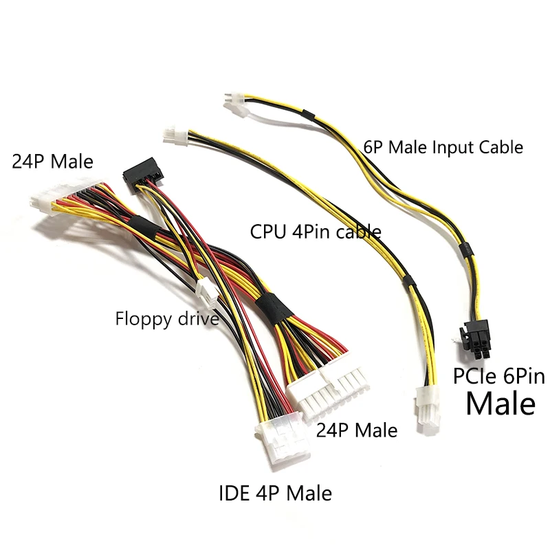 DEBROGLIE ใหม่300W DC 12V 6Pin ชายช่องต่อ Pcie Pico Power Supply โมดูลสำหรับ PC ITX Mute 24P ATX โหมด