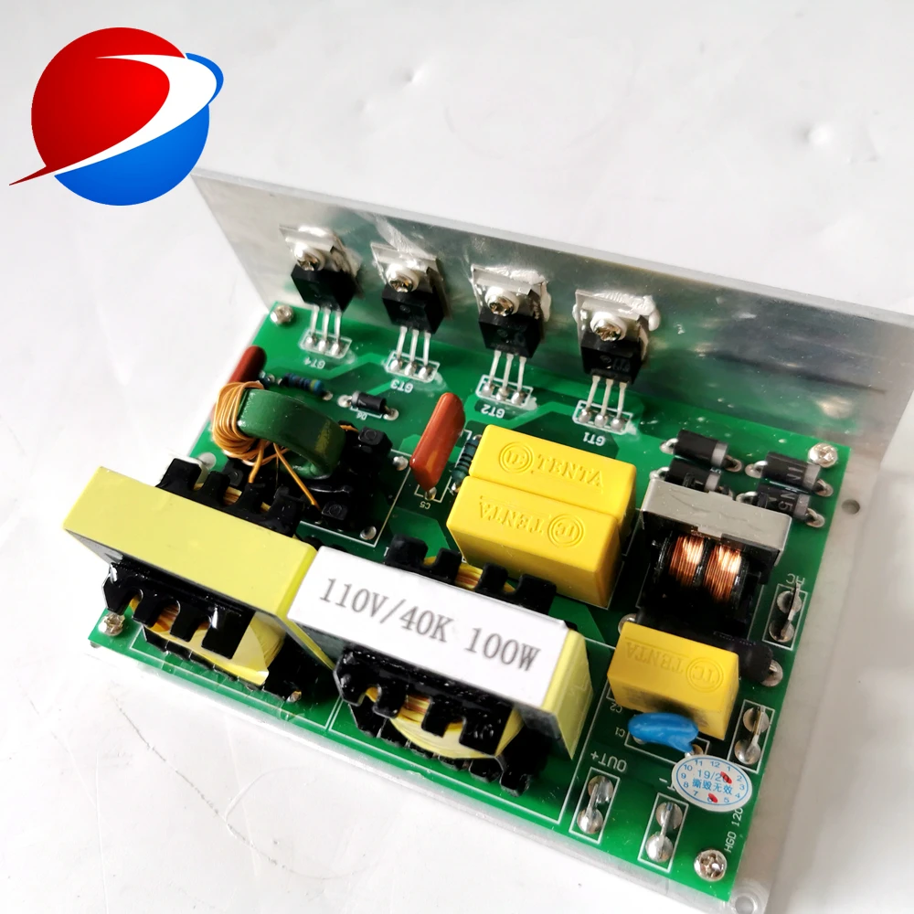 

100W 110v or 220v Ultrasonic Generator PCB 28KHz/40KHz DIY Ultrasonic Driver Circuit Board With CE