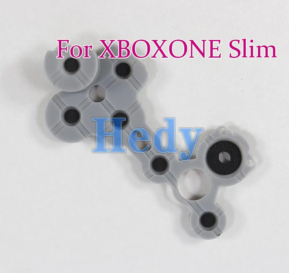 100 peças oem original para xbox one slim s preto cinza botão de borracha condutora de silicone para xbox one s d pad para xboxone elite v2.0