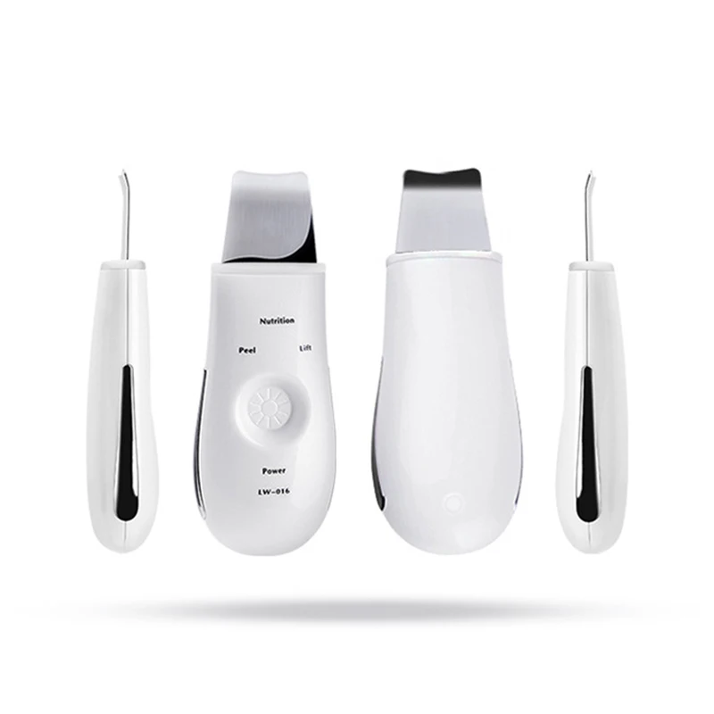 Hand-held touch skin scraper ultrasonic peeling stainless steel skin scraper electronic beauty instrument DC-5V