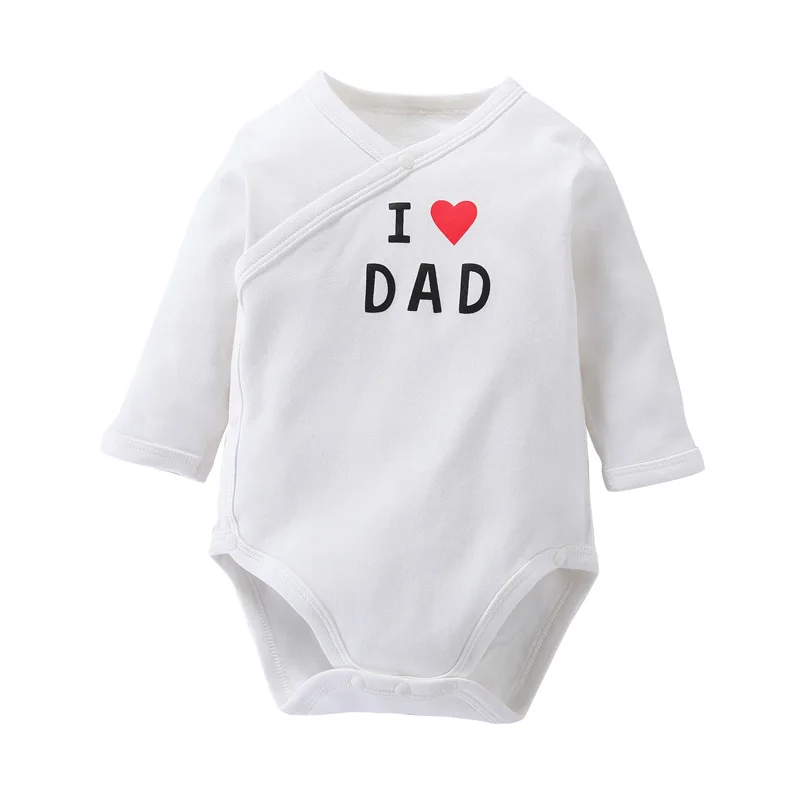 Baby bodysuit side opening V neck clothes children long sleeves baby pyjamas kids clothes 100% cotton baby body girls clothes
