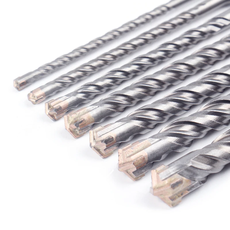 Versery 1 Stück SDS Plus 5-16mm Elektro-Bohrer für Hammerbohrmaschine 160mm Kreuzform Legierung für Mauerwerk Beton Stein – Detail 4