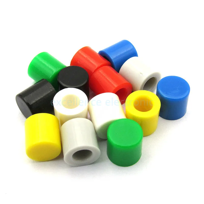 100Pcs 6X6 Key Caps A56 Switch Cap (For 6 * 6 Buttons) Multicolor Diameter Of About 3.2MM Height Of About 6M