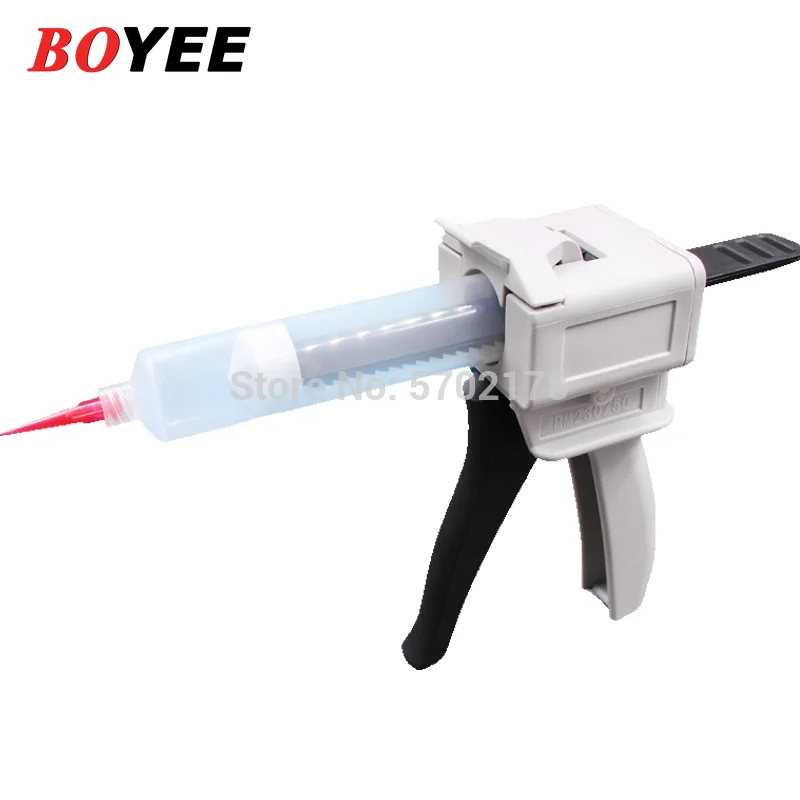 Glue gun 30CC / 50C single tube AB epoxy sealant glue gun adhesive squeeze mixing distributor