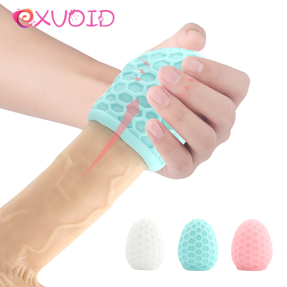 EXVOID Realistic Pussy Vagina Masturbatings Pocket Egg Cup Penis Exercise Sex Toys for Men Erotic Sextoys Male Masturbator