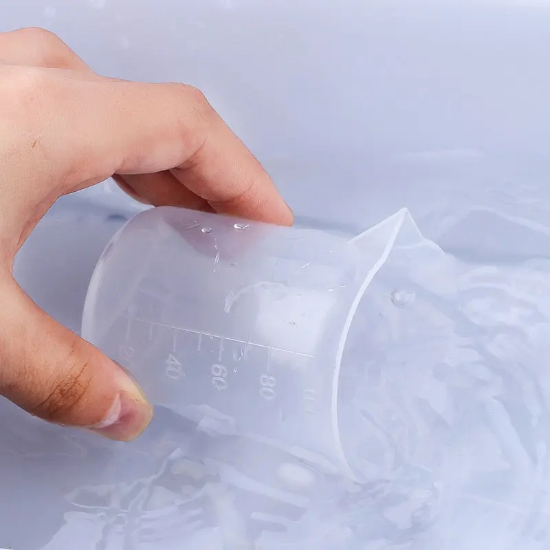 100ML&30ML Plastic Measuring Cup Graduated Beaker Epoxy Resin Jewelry Making Tools Cooking Baking Kitchen Measuring Tools