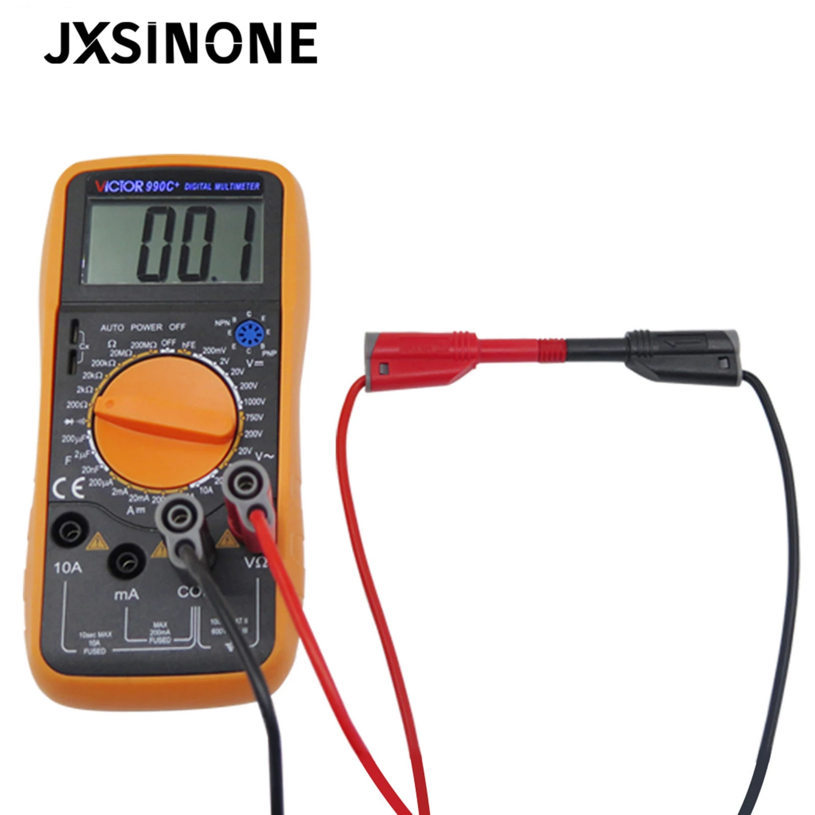 JXSINONE P1050B กล้วยปลั๊กซิลิโคนชุดทดสอบ4มม.ความปลอดภัยฉนวนหุ้มฉนวน Stackable กล้วยปลั๊กจระเข้คลิป