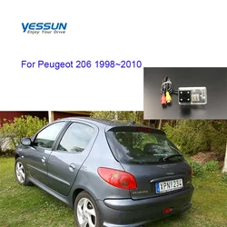 Yessun rear view camera For Peugeot 206 1998~2010 backup camera/license plate camera/parking cam