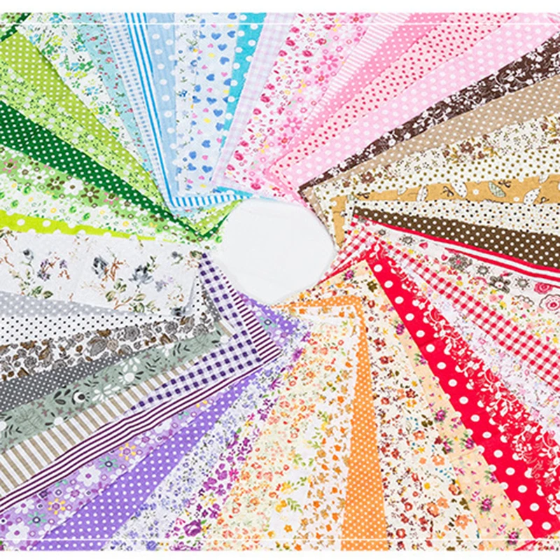 سلسلة عيد الميلاد مطبوعات ألياف قطنية القماش خياطة اللحف الأقمشة المرقعة الإبرة لتقوم بها بنفسك المواد اليدوية 24x2 5/14x14cm #2