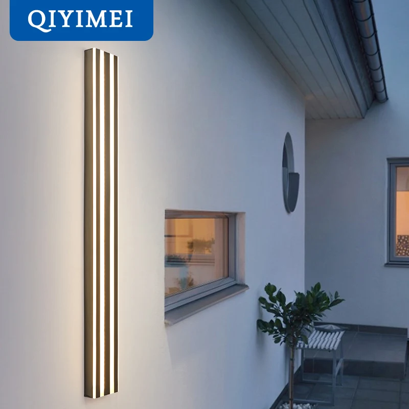 

Modern LED Wall Lamp Waterproof Lights For Bedroom Living Room Exterior Corridor Wall Indoor/Outdoor Acrylic Luster Lighting