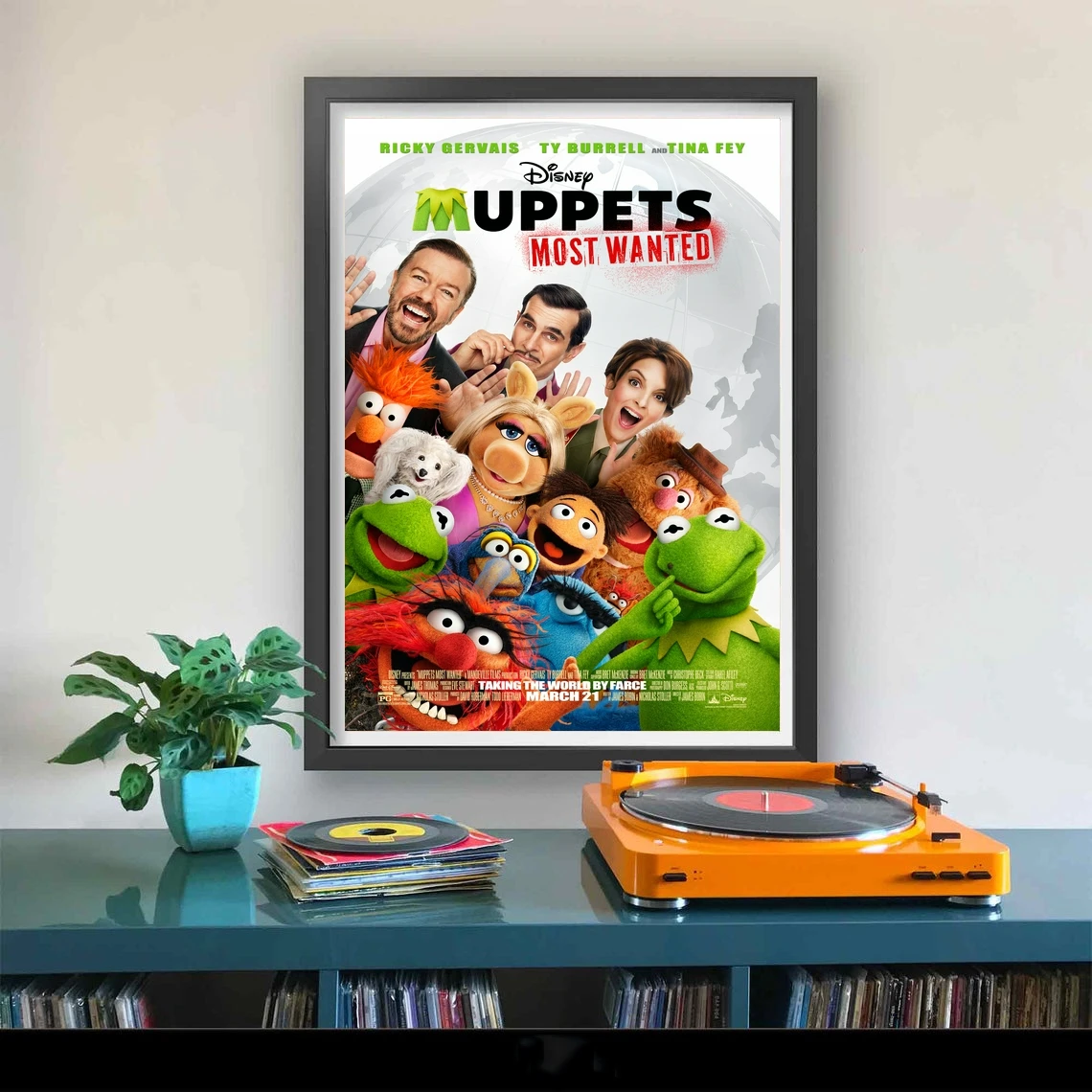 Muppets Most Wanted Classic Movie Canvas Art Poster Home Wall Painting Decoration (No Frame)