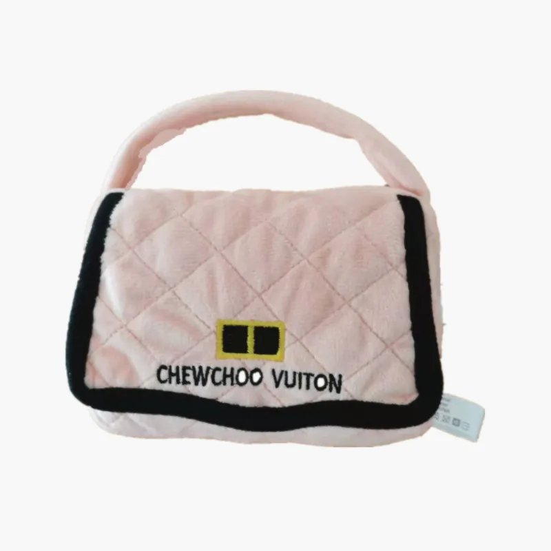 Chewchoo Vuiton Plush Pet Chewing Bottle Toys With Squeaky Plush Dog Soft Toys