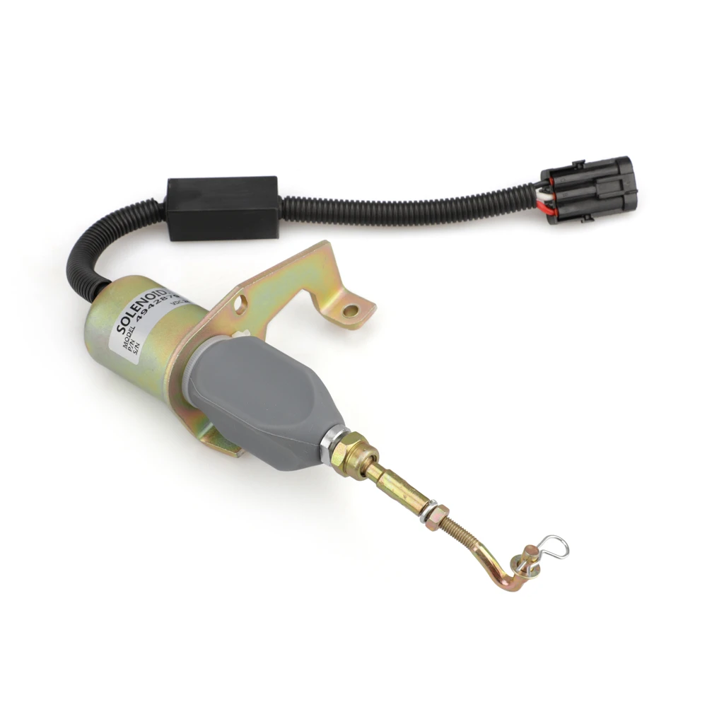 シアン6bt6bta 5.9l 4bt 4bta 5295567 4942879用の24ボルト燃料遮断ソレノイドバルブ