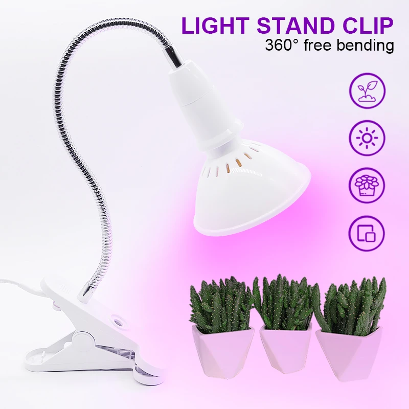 

Plant Lamp Phyto Lamp Fitolamp for Indoor Greenhouse E27 LED Grow Light for Plants Flowers and Seedling Full Spectrum Phytolamp