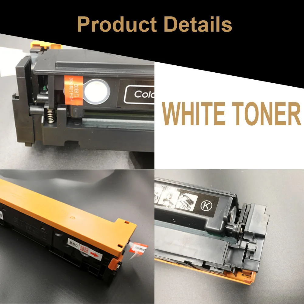 Misee 206A 207A White Toner Cartridge Compatible for HP Laserjet Pro M255 M255dw M255nw MFP M282nw M283fdw M283fdn (No Chip)