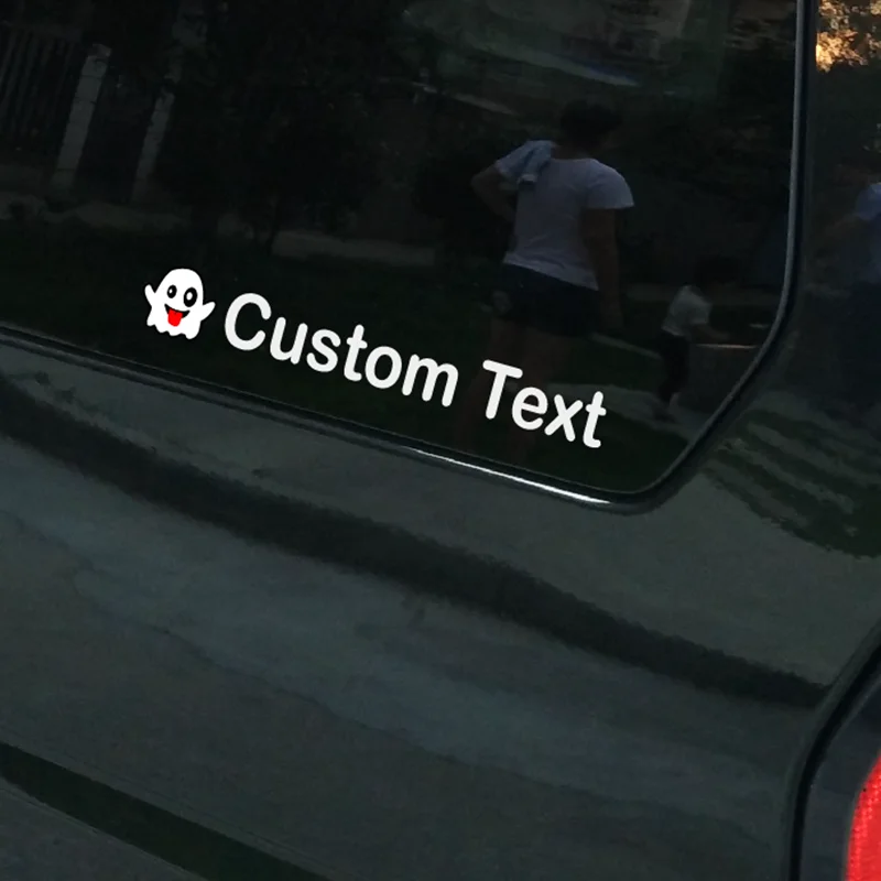 Fun Custom Text Stickers Decals For Snapchat Car Rear Windshield Motorbike Drop Shipping