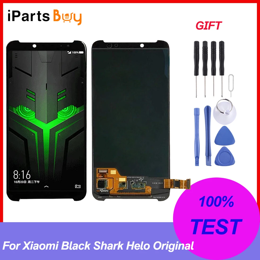 

Original LCD Screen and Digitizer Full Assembly for Xiaomi Black Shark Helo / Mi 6 / Mi 8 / Mi Play / Mi 9 SE / Mi 10 / Mi 11