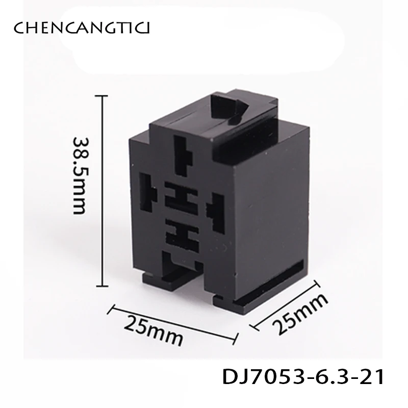 1 Set 5 6 9 Pin Automotive Relay Plug Wire Harness Connector 6.3MM Female Socket DJ7051/7053/7054/7057/7058/7059/7094-6.3-21