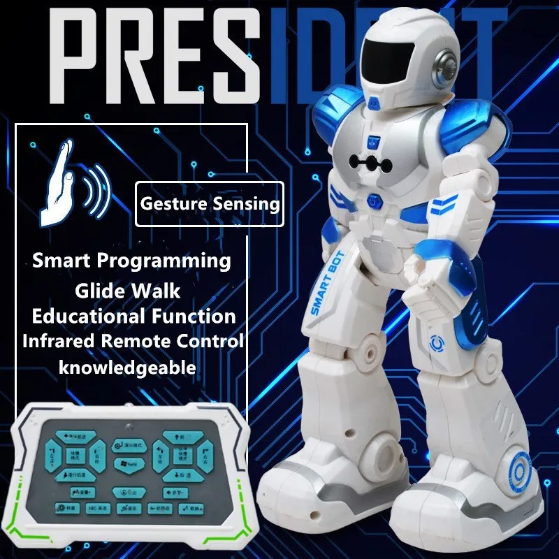 

Gesture Control RC Robot Programming Intelligent Dialogue Singing And Dancing Educational Toys Electric Remote Control Robot Toy