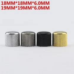 【Made in Korea】1 Piece Dome Metal Knob For Electric Guitar Bass 18 Splines