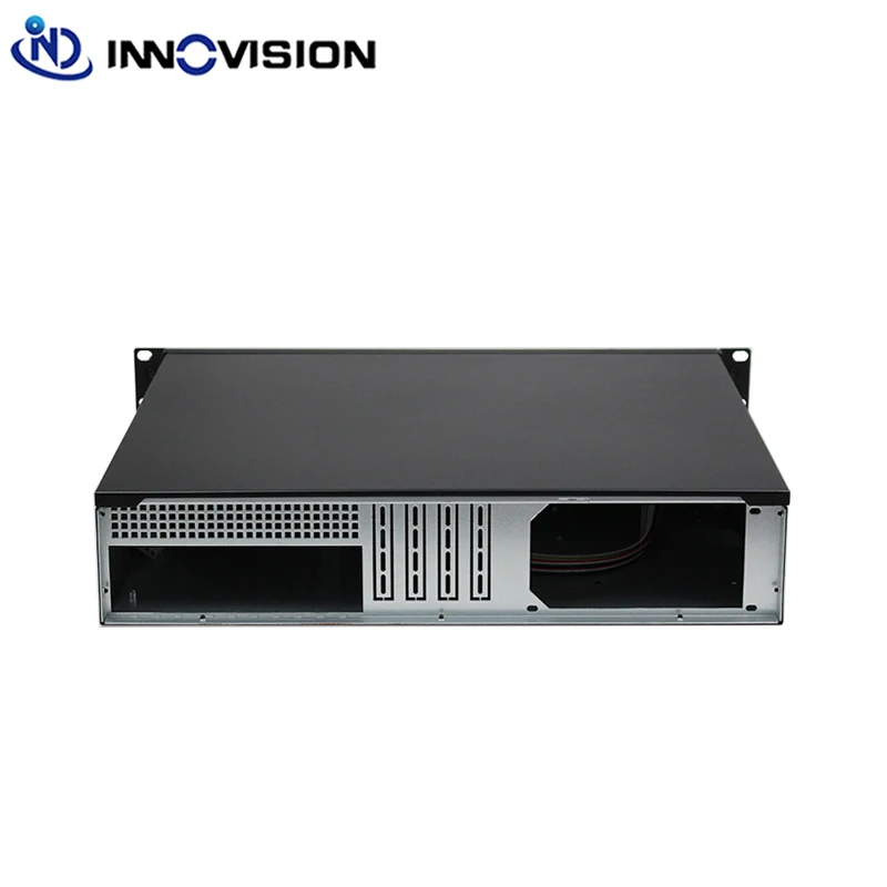 Funcional 2U Rack Mount Chassis, Rc2400W, Suporte Micro ATX Server Motherboard