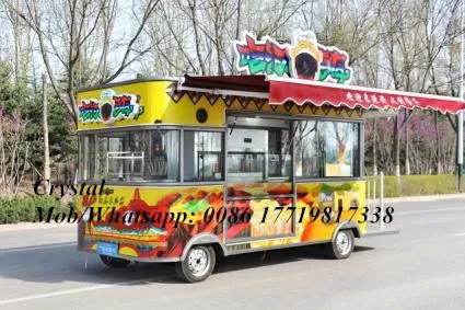 China Mobile Food Catering Trucks Kitchen Trailer Food Truck Street Electric Food Cart For Sale