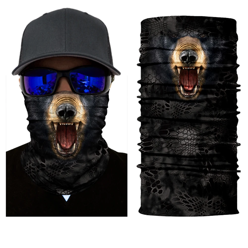 

Motorcycle Skull Ghost Face Shield Windproof Washable Mask Bandana Outdoor Sports Caps Bicycle Bike Balaclavas Scarf